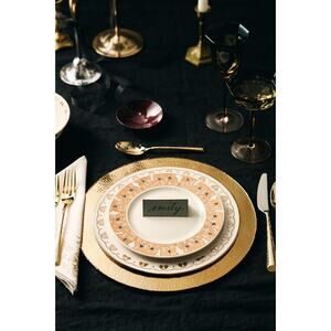 Anthropologie The Met Stoneware Dessert Plates Set of 4